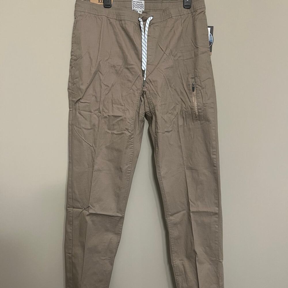 Surf & Swim Co All Around Pants Beige Khaki Casual Fishing Men's XXL 2XL NWT
